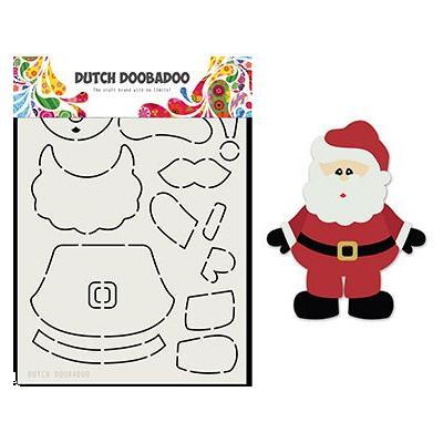 Dutch DooBaDoo Card Art Built - Santa